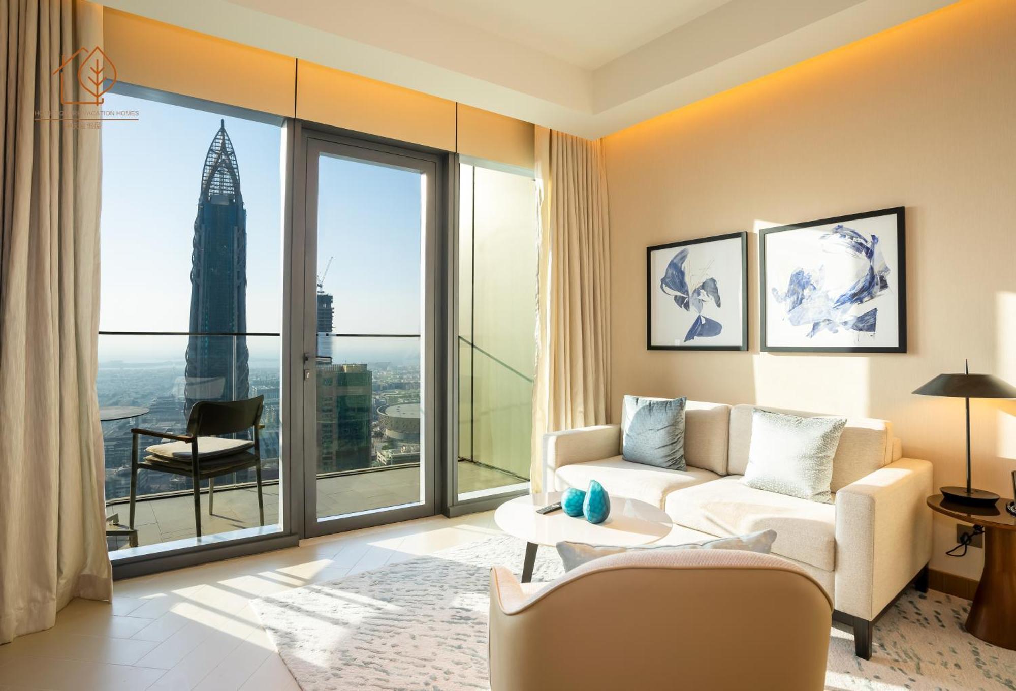 High-End 2-Bed Home Next To Burj Khalifa 195Aot2-2 Dubái Exterior foto